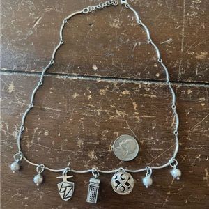 Doctor Who necklace, sterling silver